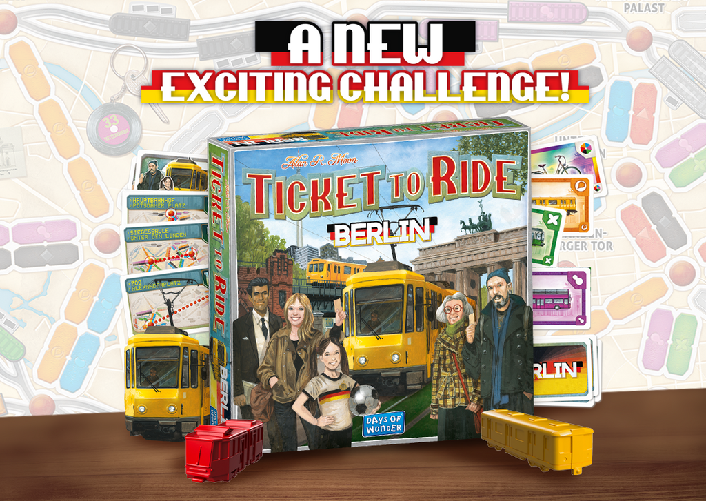 A new destination in the Ticket to Ride Cities line: BERLIN!
