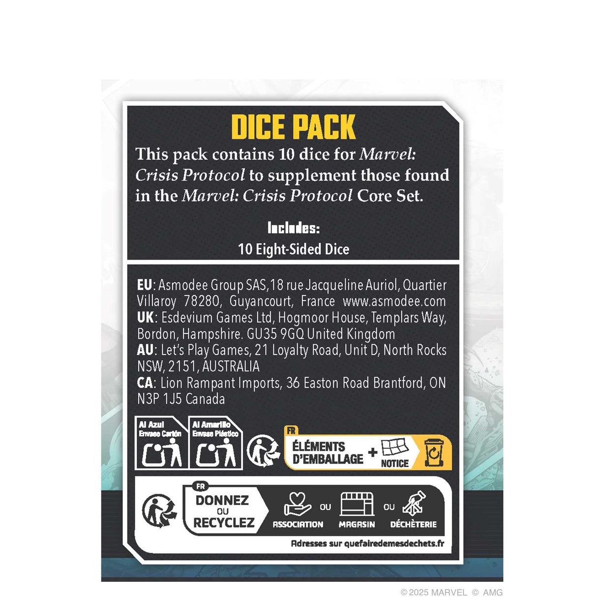 Marvel Crisis Protocol: Dice Pack