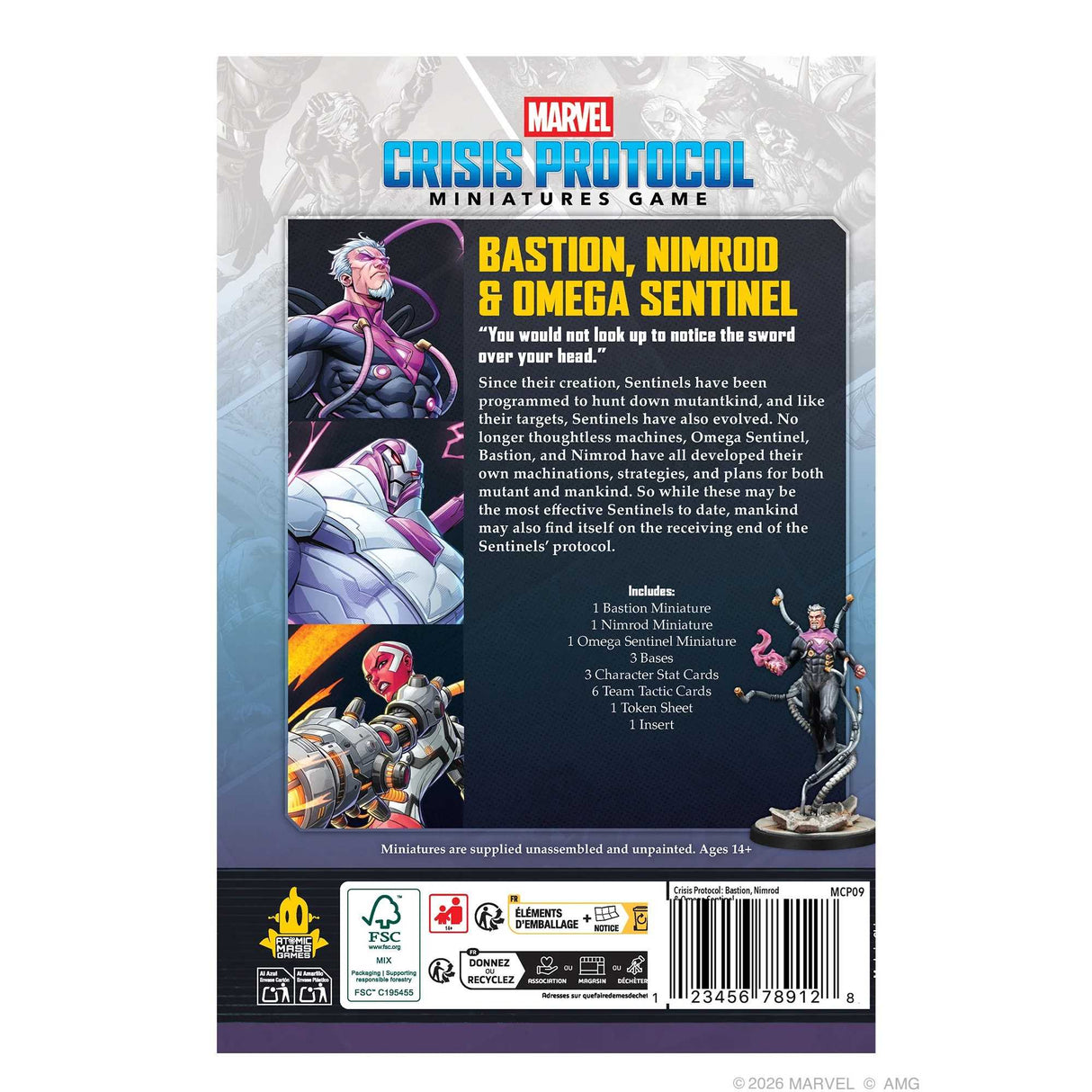 Marvel: Crisis Protocol - Bastion, Nimrod & Omega Sentinel