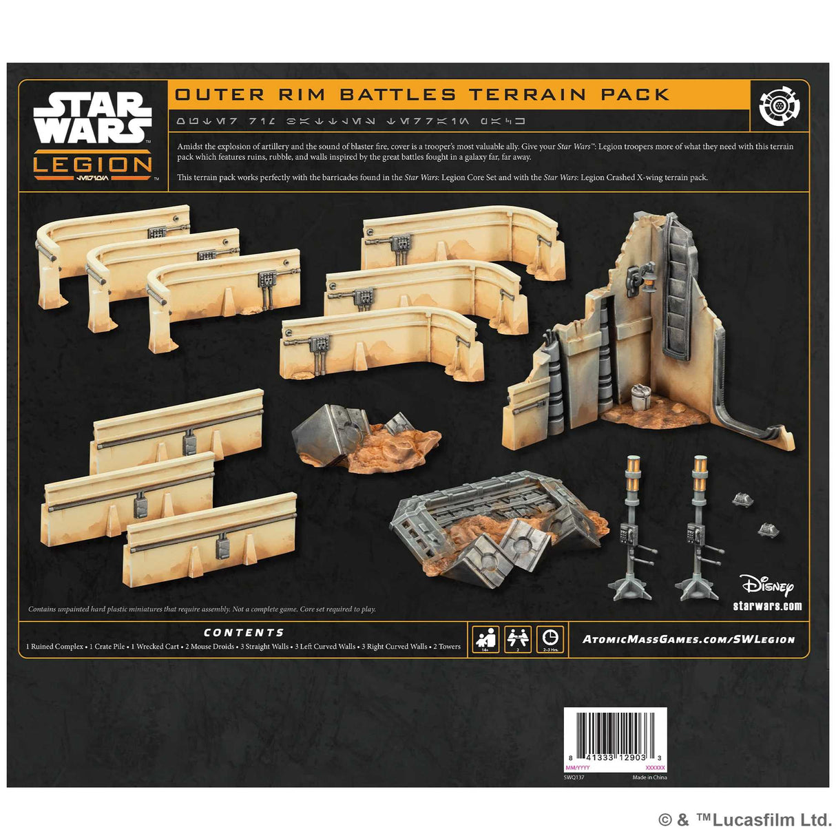 Star Wars Legion: Outer Rim Battles Terrain Pack