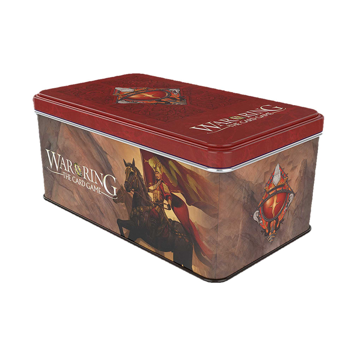 War of the Ring The Card Game: Shadow - Card Box and Sleeves (Red Bannerman version)