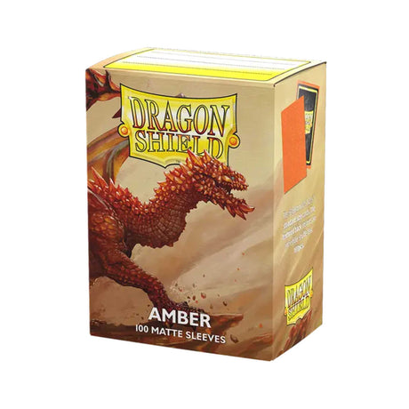 Dragon Shield Amber Matte Sleeves - Standard Size (100)