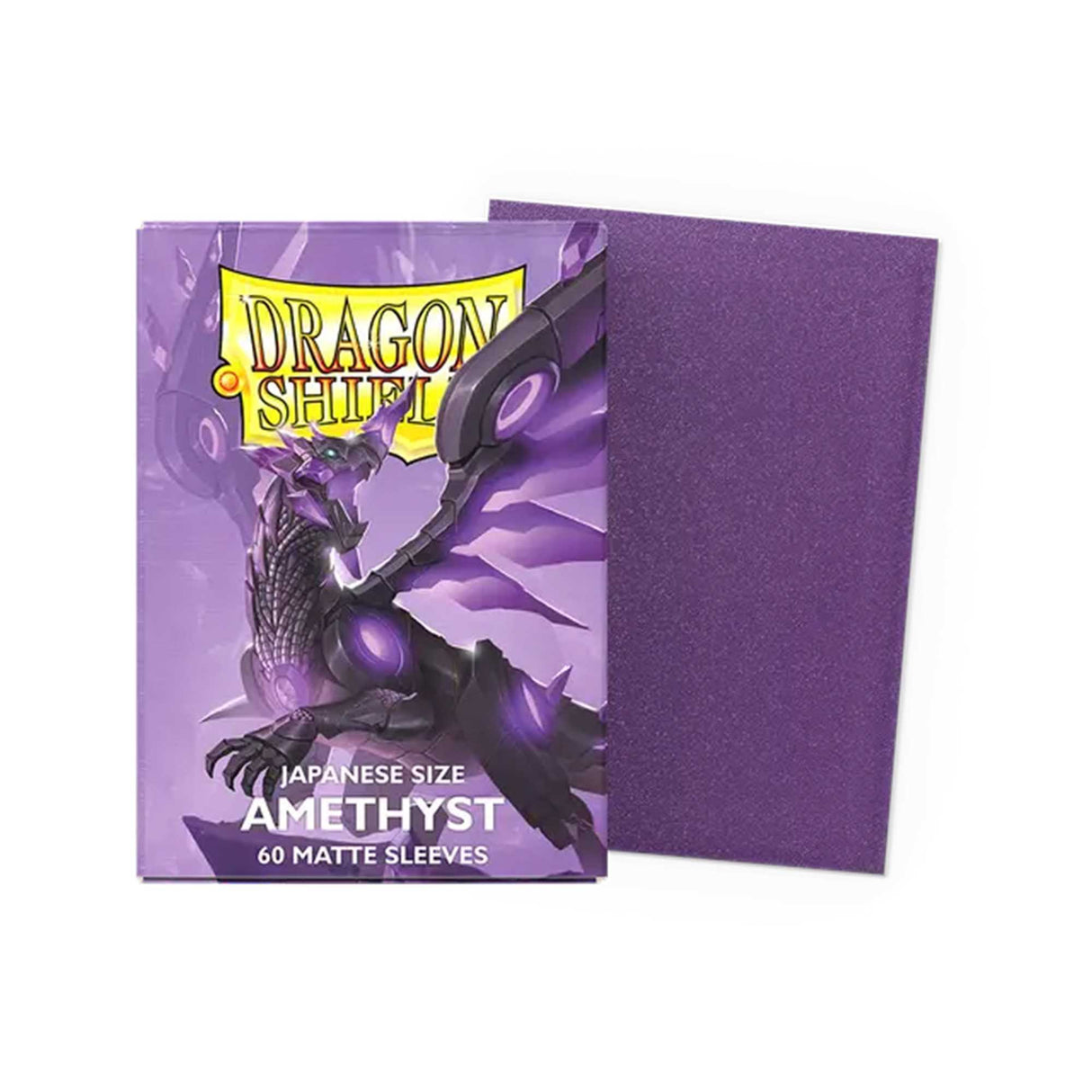 Dragon Shield Amethyst Matte Sleeves - Japanese Size (60)