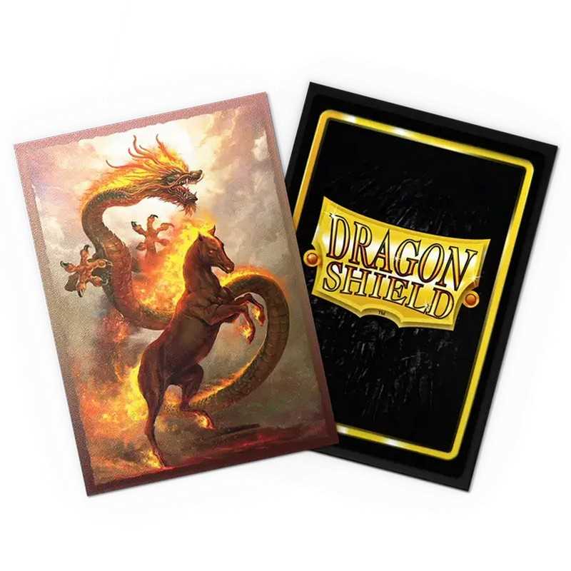 Dragon Shield Fire Horse 2026 Matte Dual Art Sleeves - Standard Size (100)