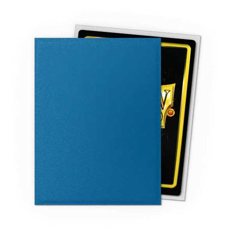 Dragon Shield Matte Dual Standard Sleeves - Cobalt & Silver (100 ct.)