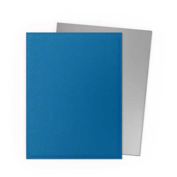 Dragon Shield Matte Dual Standard Sleeves - Cobalt & Silver (100 ct.)