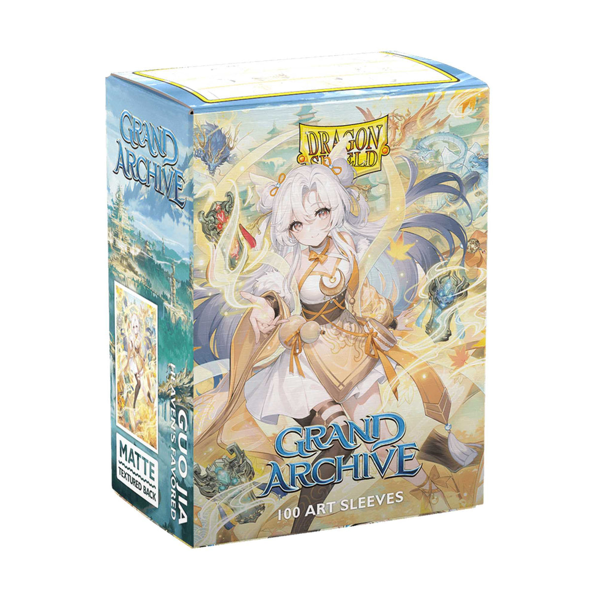 Matte Art Standard Sleeves: Grand Archive - Guo Jia, Heaven's Favored (100 ct.)