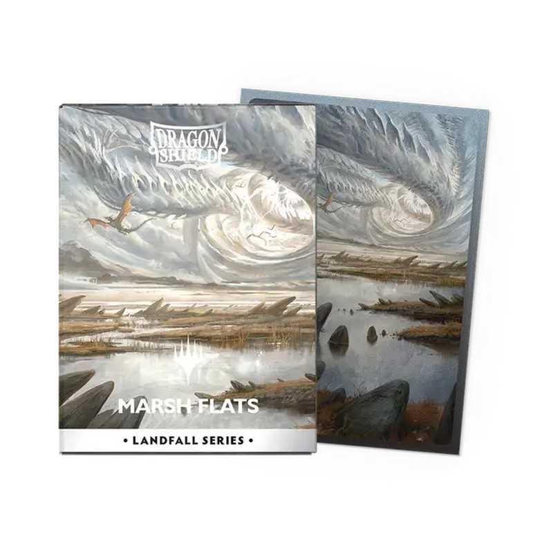 Dragon Shield Magic: The Gathering Matte Dual Art Sleeves: Landfall Series - Marsh Flats (100ct.)