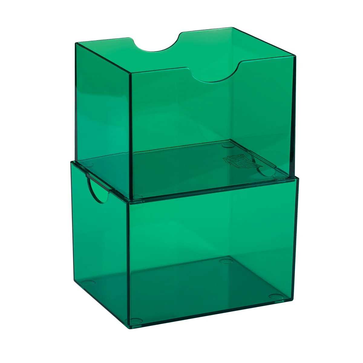 Dragon Shield Strongbox 100+ Card Deck Box - Clear Green