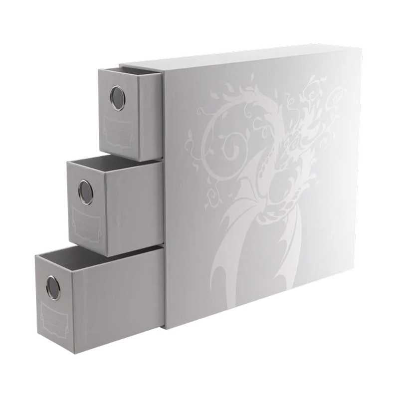 Dragon Shield Fortress Card Drawers Vertical-3XL - White