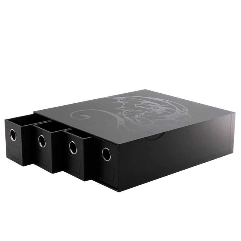 Dragon Shield Fortress Card Drawers Horizontal-4 - Black