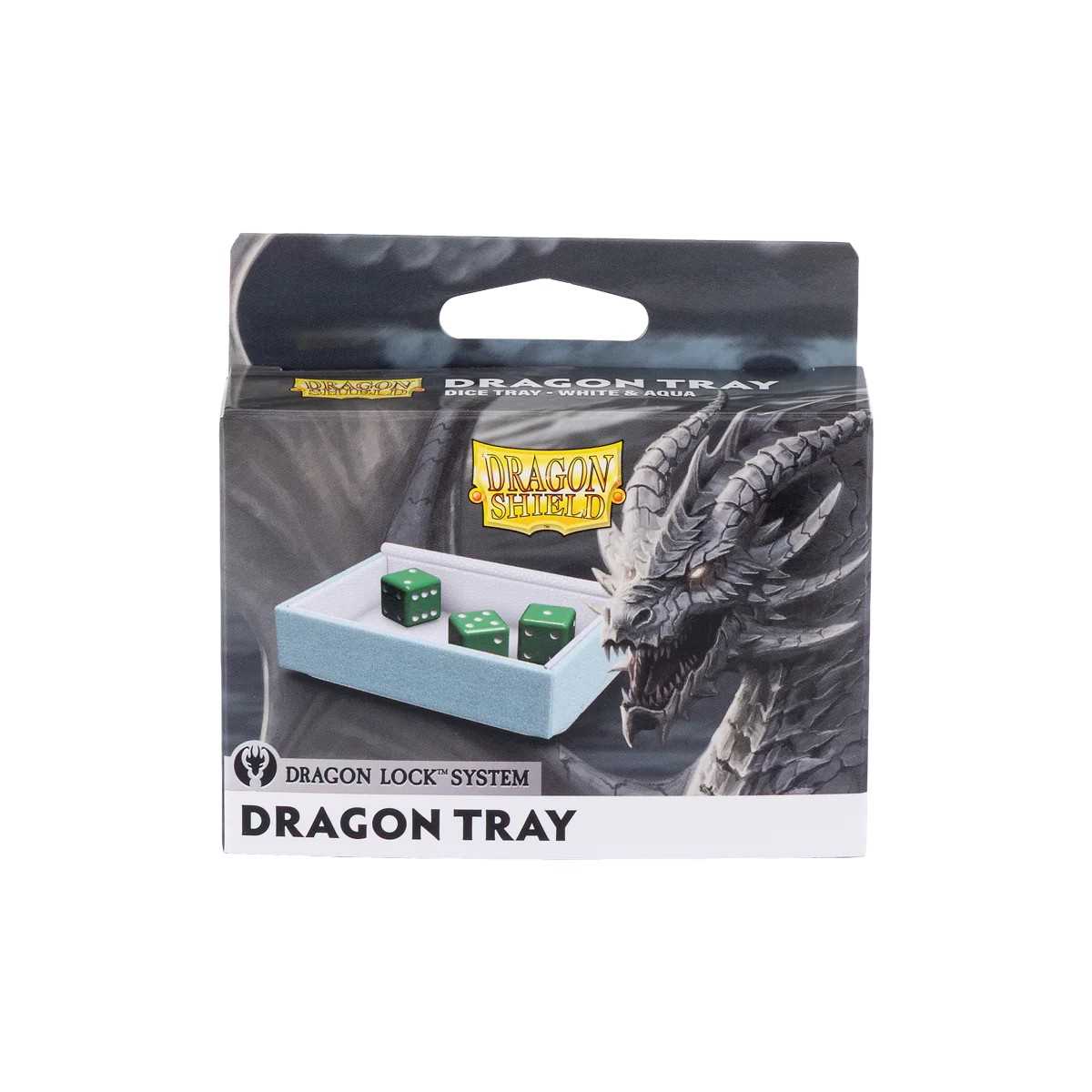 Dragon Shield Dragon Tray - White & Aqua