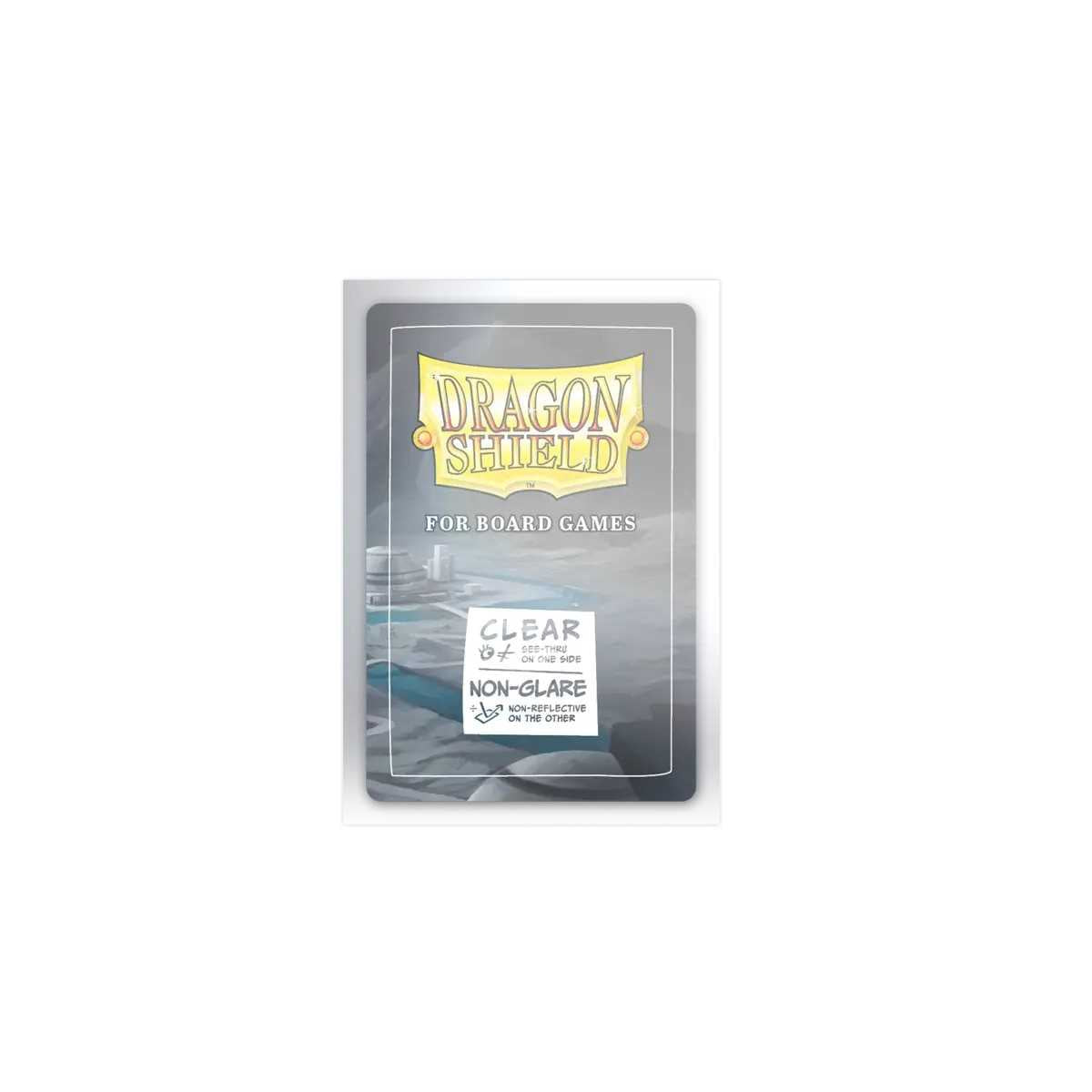 Dragon Shield 100 Clear Non-Glare Board Game Sleeves - European Mini