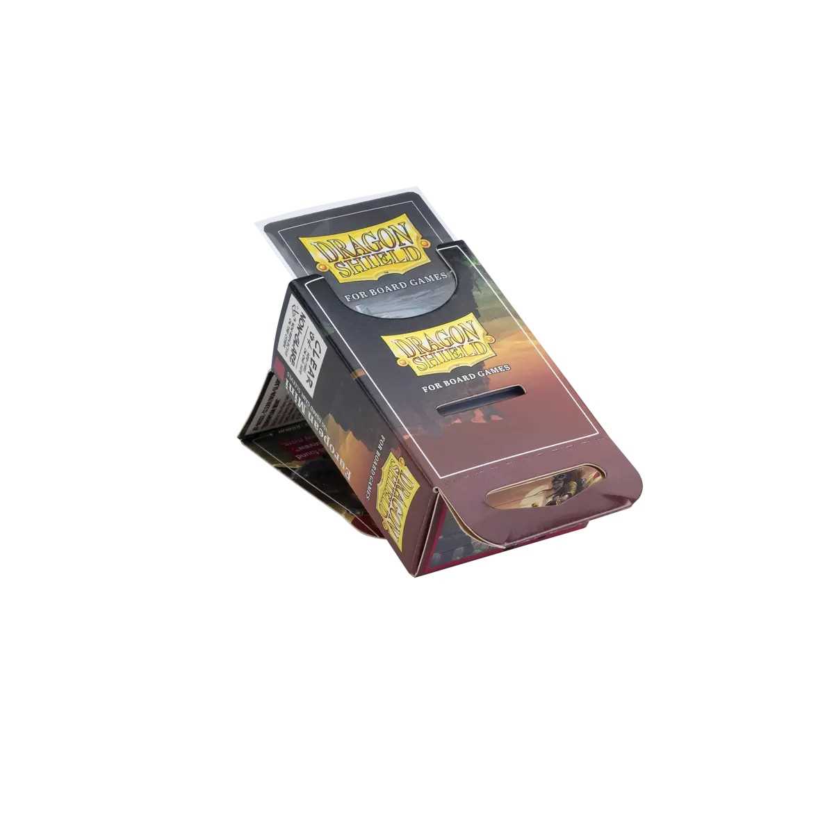 Dragon Shield 100 Clear Non-Glare Board Game Sleeves - European Mini