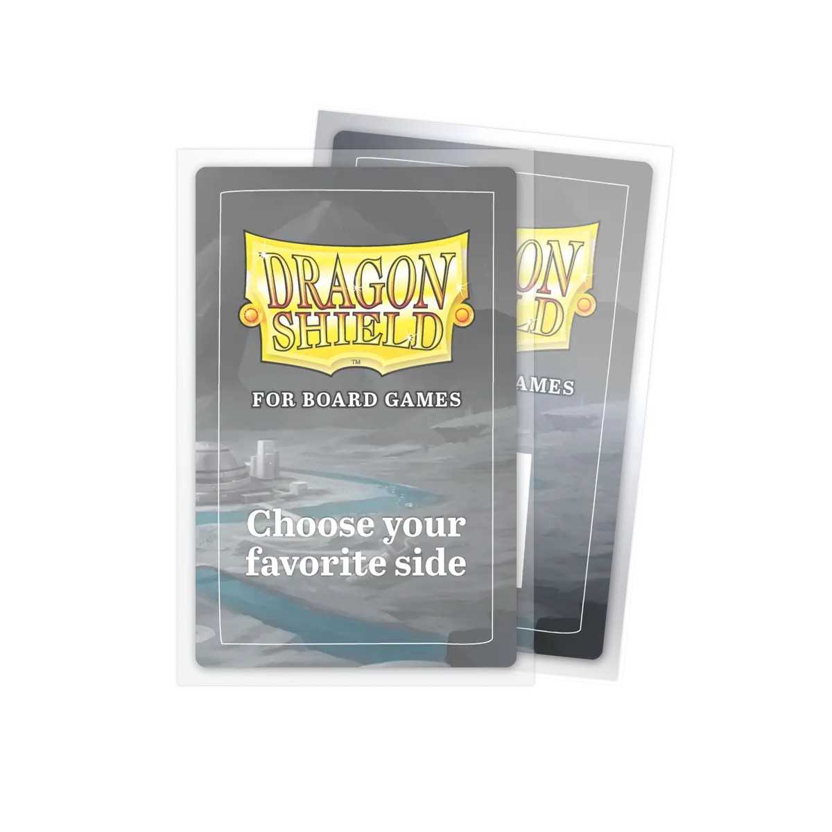 Dragon Shield 100 Clear Non-Glare Board Game Sleeves - American Standard