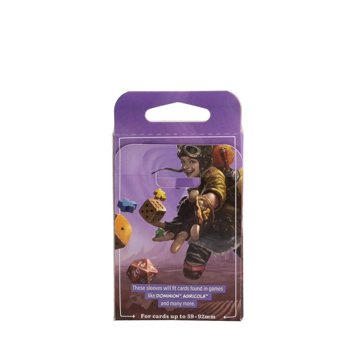 Dragon Shield 100 Clear Non-Glare Board Game Sleeves - European Standard