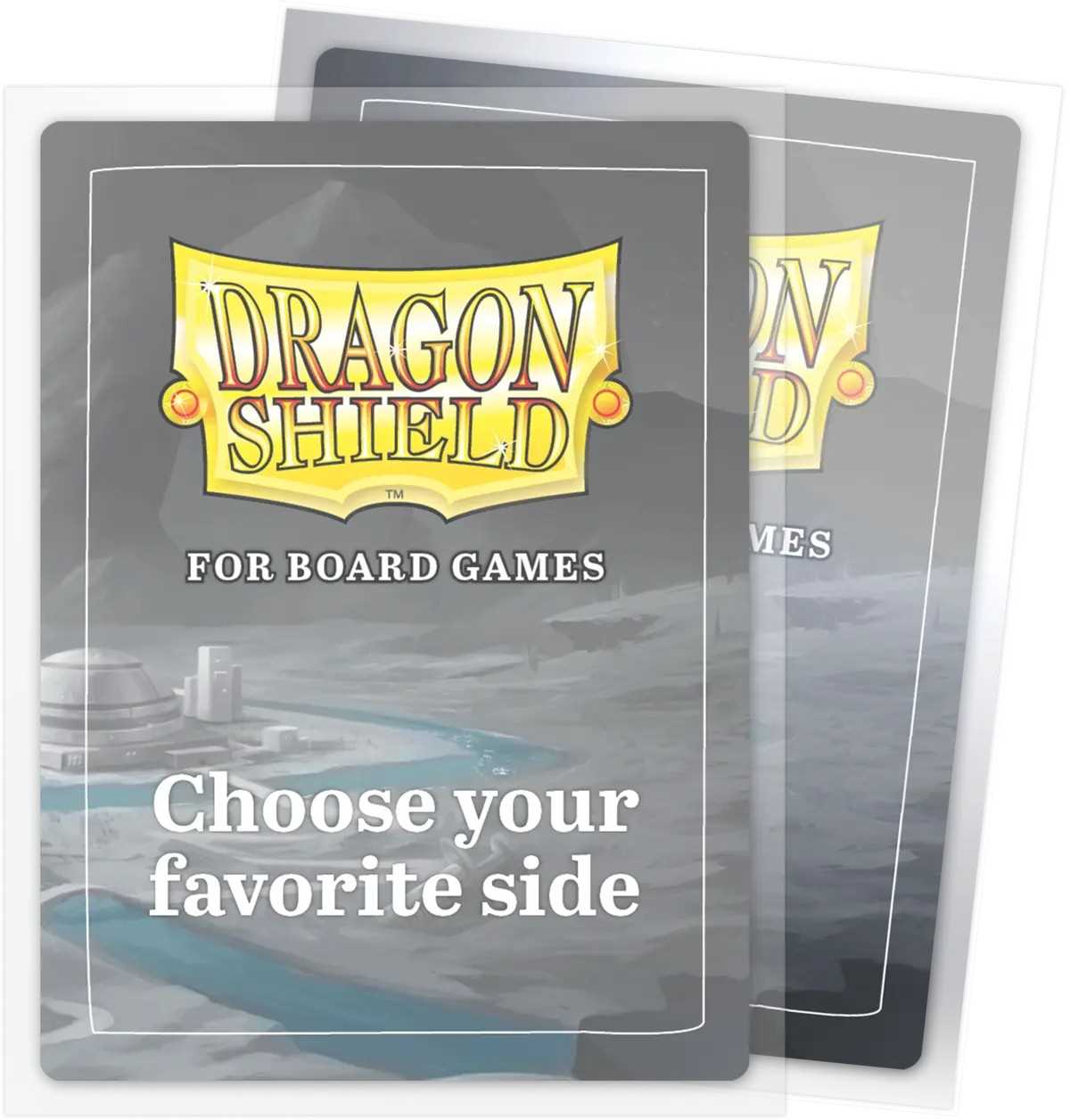 Dragon Shield 100 Clear Non-Glare Board Game Sleeves - Common Standard
