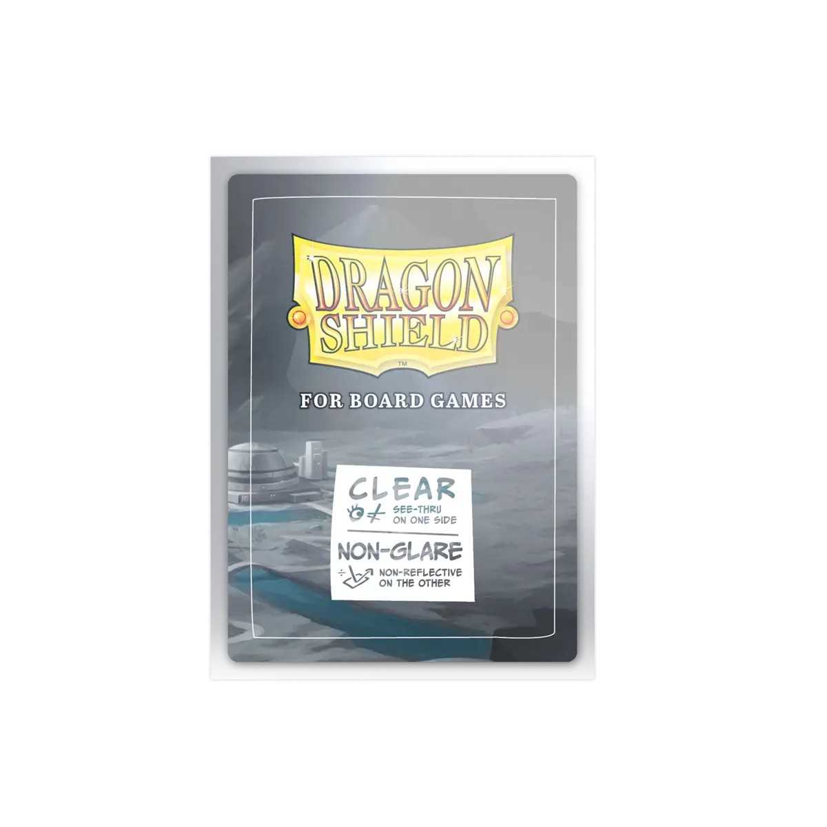 Dragon Shield 100 Clear Non-Glare Board Game Sleeves - Common Standard