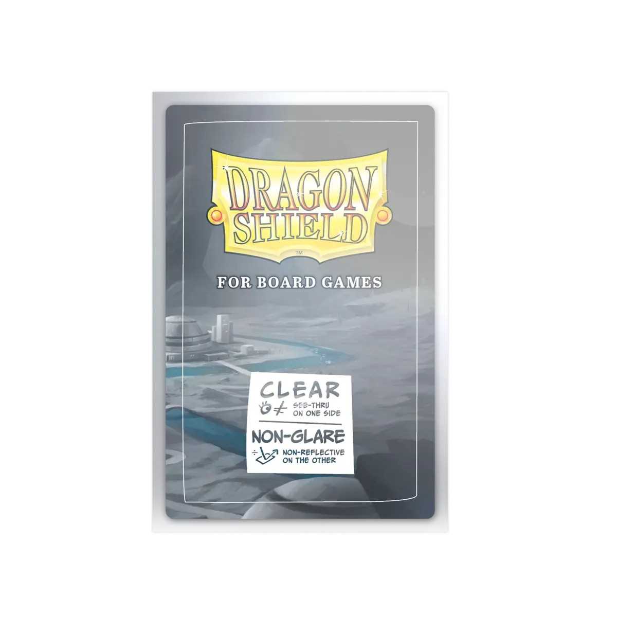 Dragon Shield 100 Clear Non-Glare Board Game Sleeves - Extra Large