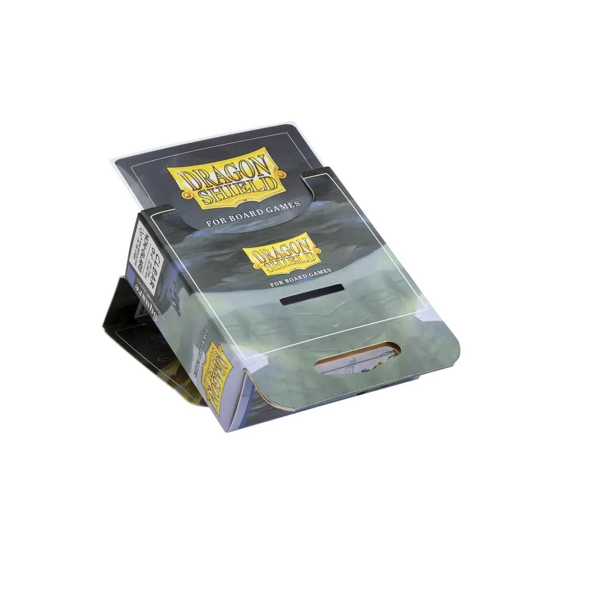 Dragon Shield 100 Clear Non-Glare Board Game Sleeves - Square
