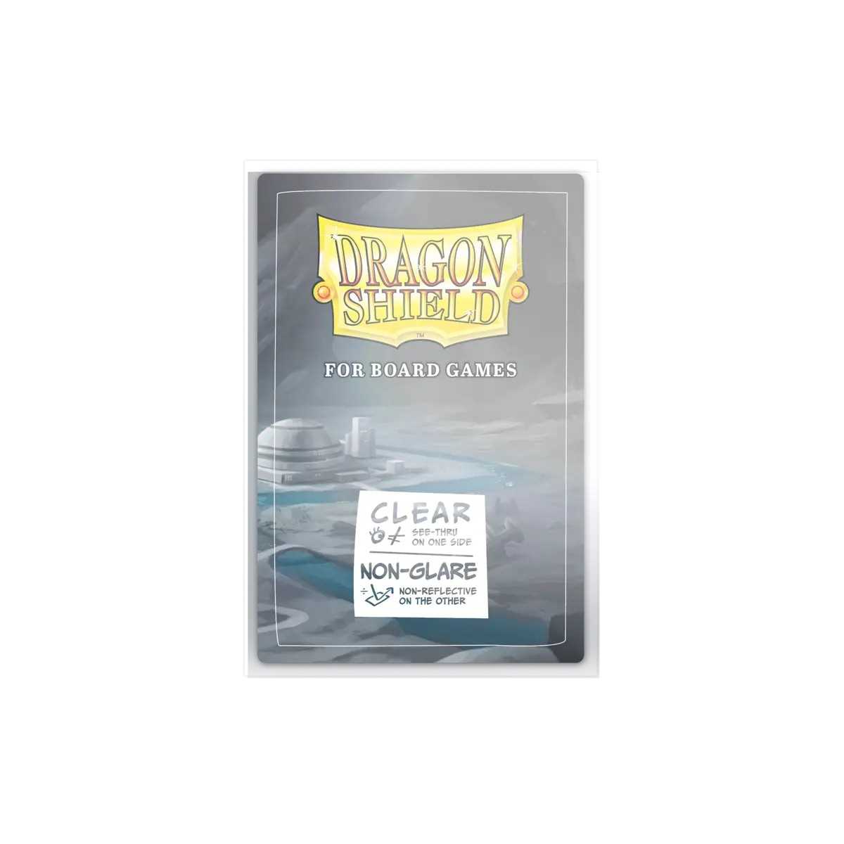 Dragon Shield 100 Clear Non-Glare Board Game Sleeves - Oversize