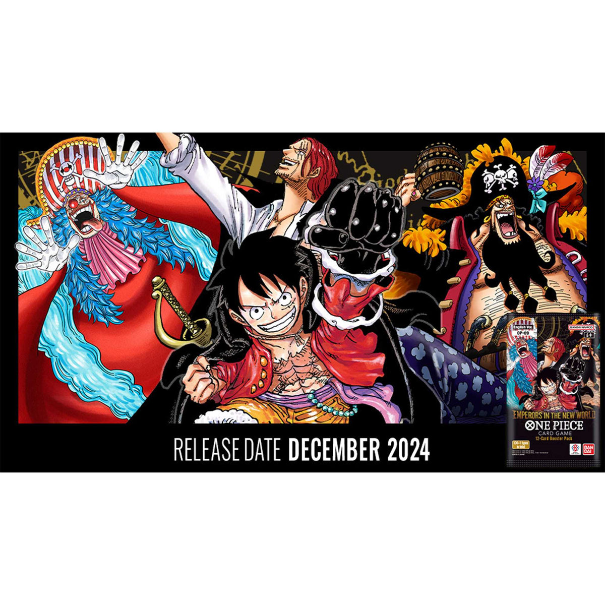 One Piece Card Game: Booster Pack - Emperors In The New World (OP-09) Asmodee UK One Piece Card Game: Booster Pack - Emperors In The New World (OP-09) Asmodee UK