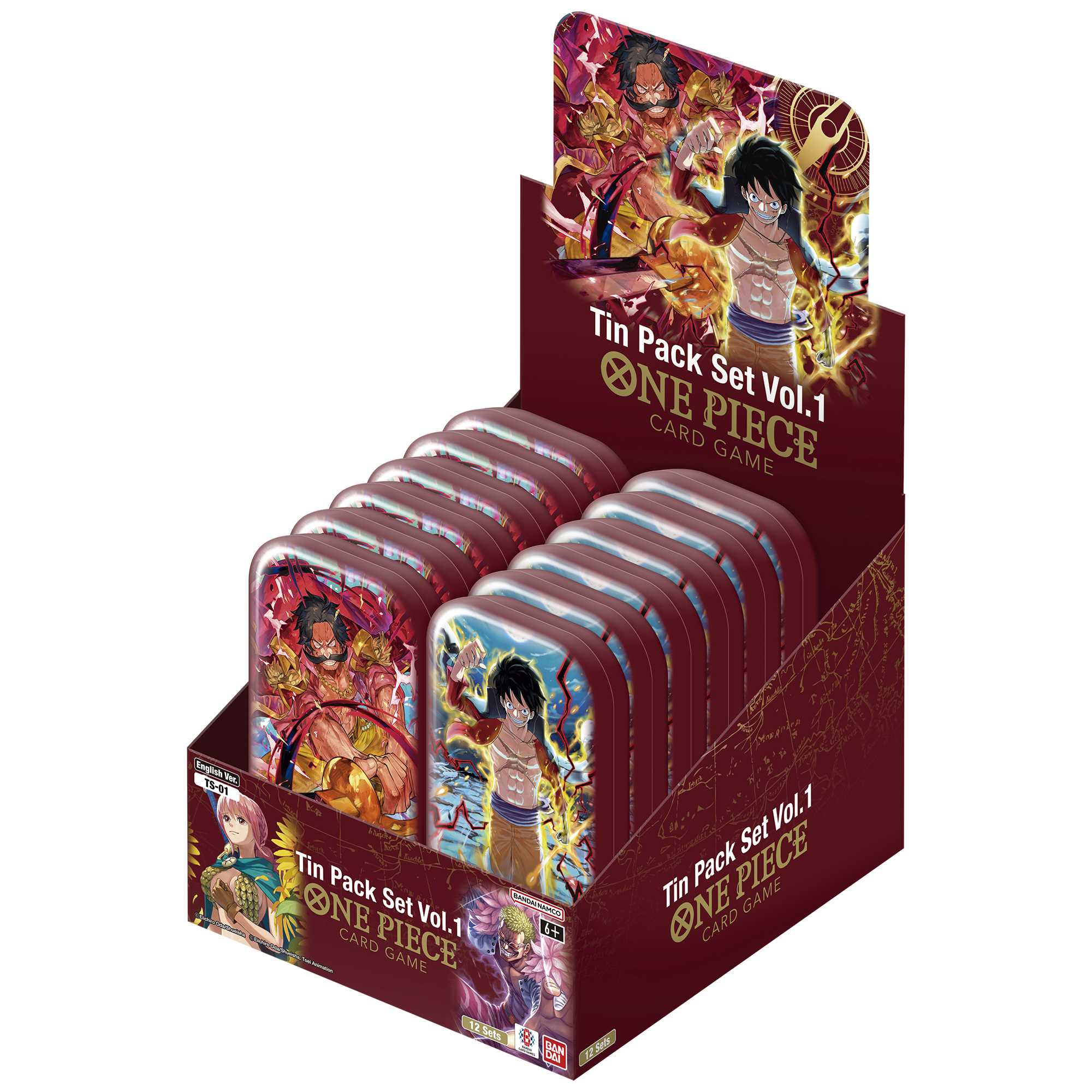 ワンピース カードゲーム ONE PIECE CARD GAME Tin Pack Set Vol.1 ワンピースカードゲームミニティンパックセットVOL.1 | ローリエ本舗