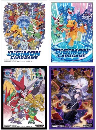 Digimon Card Game: Official Sleeve 2025 Version 2.0 (4 Kinds Assortment)
