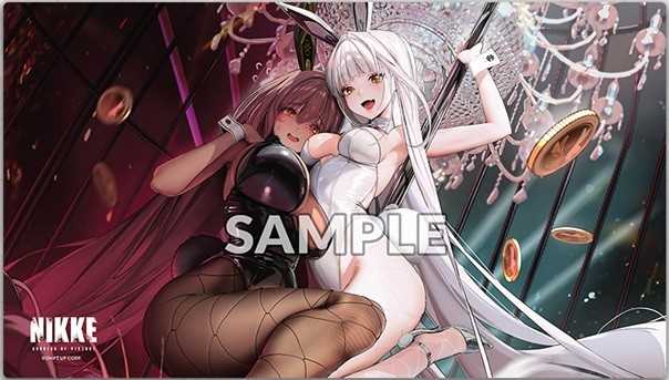 Goddess Of Victory: Nikke Rubber Playmat Vol. 10 Design A - Bunny X 777 - Noir & Blanc