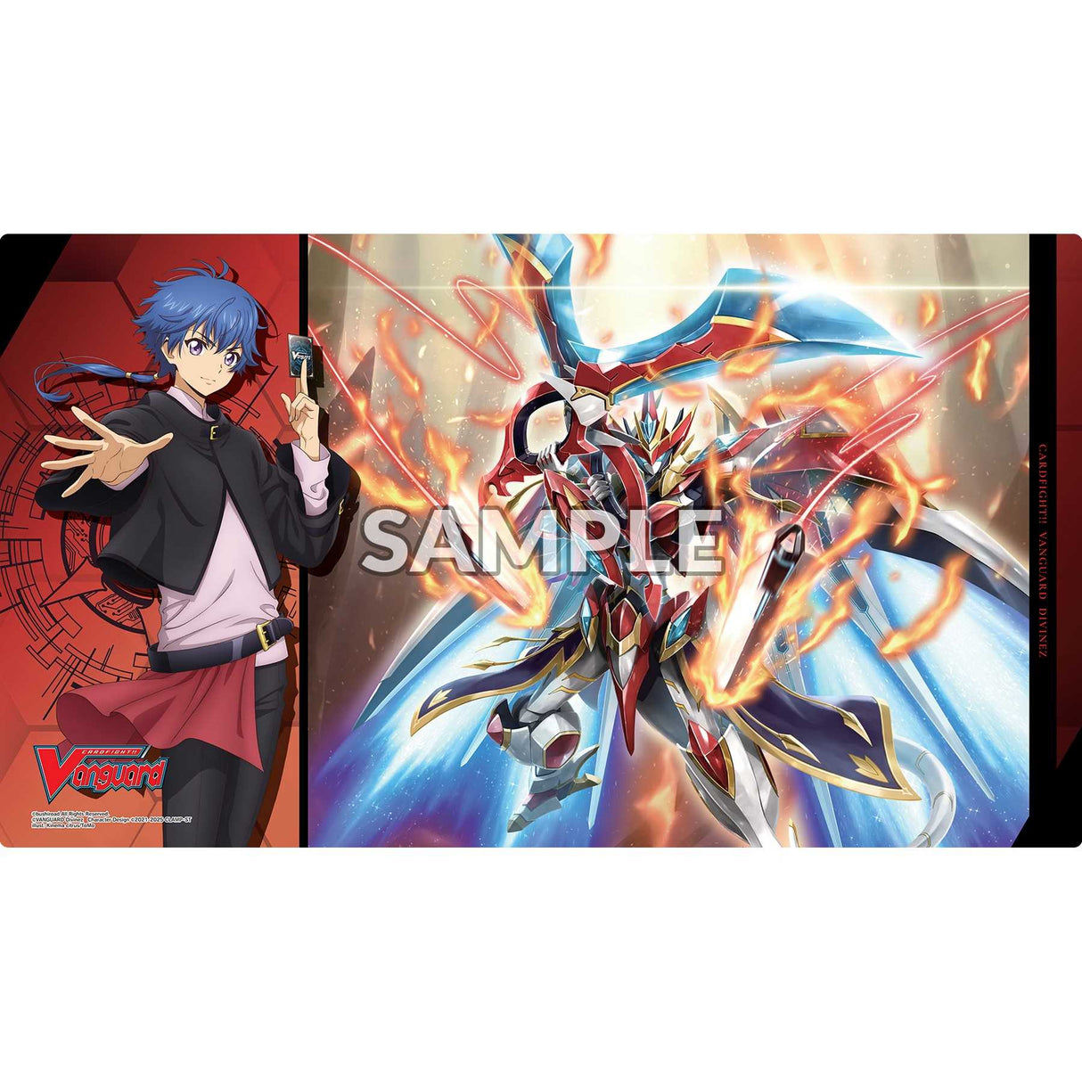 Cardfight!! Vanguard: Divinez Deluxe Finals Rubber Playmat Vol 13. Design A - Yu-yu & Ars Vairina