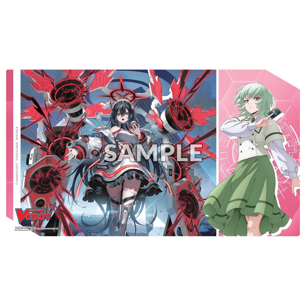 Cardfight!! Vanguard: Divinez Deluxe Arc Rubber Playmat Vol 6. Design B - Suzune & Artisaria