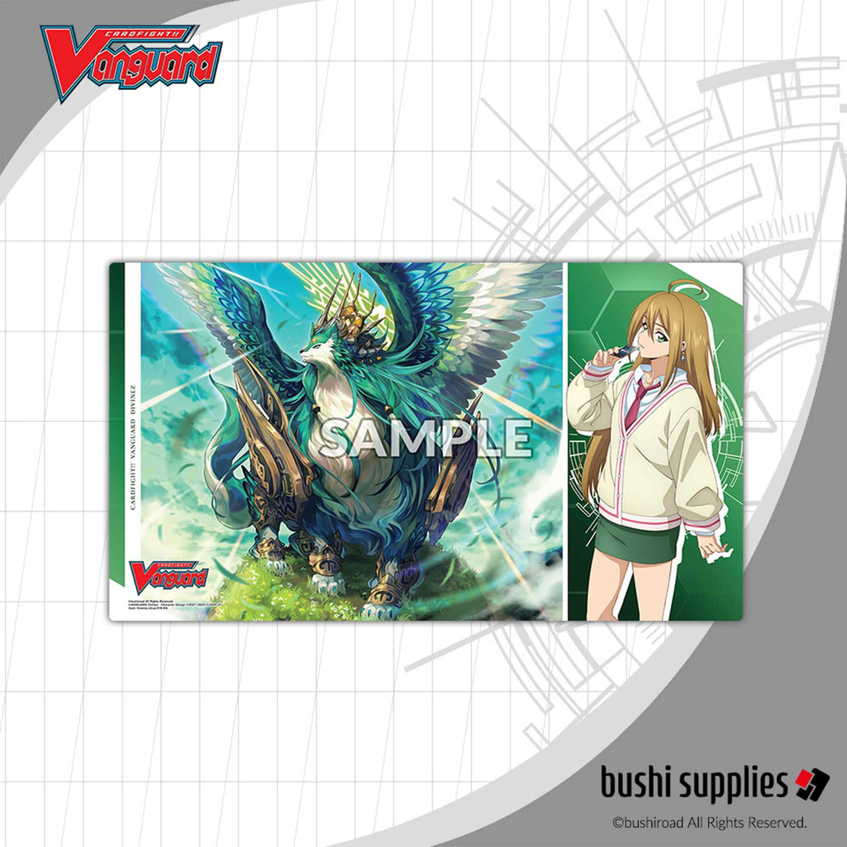 Cardfight!! Vanguard: Divinez Deluxe Arc Rubber Playmat Vol 8. Design B - Megumi & Magnolia Patriach