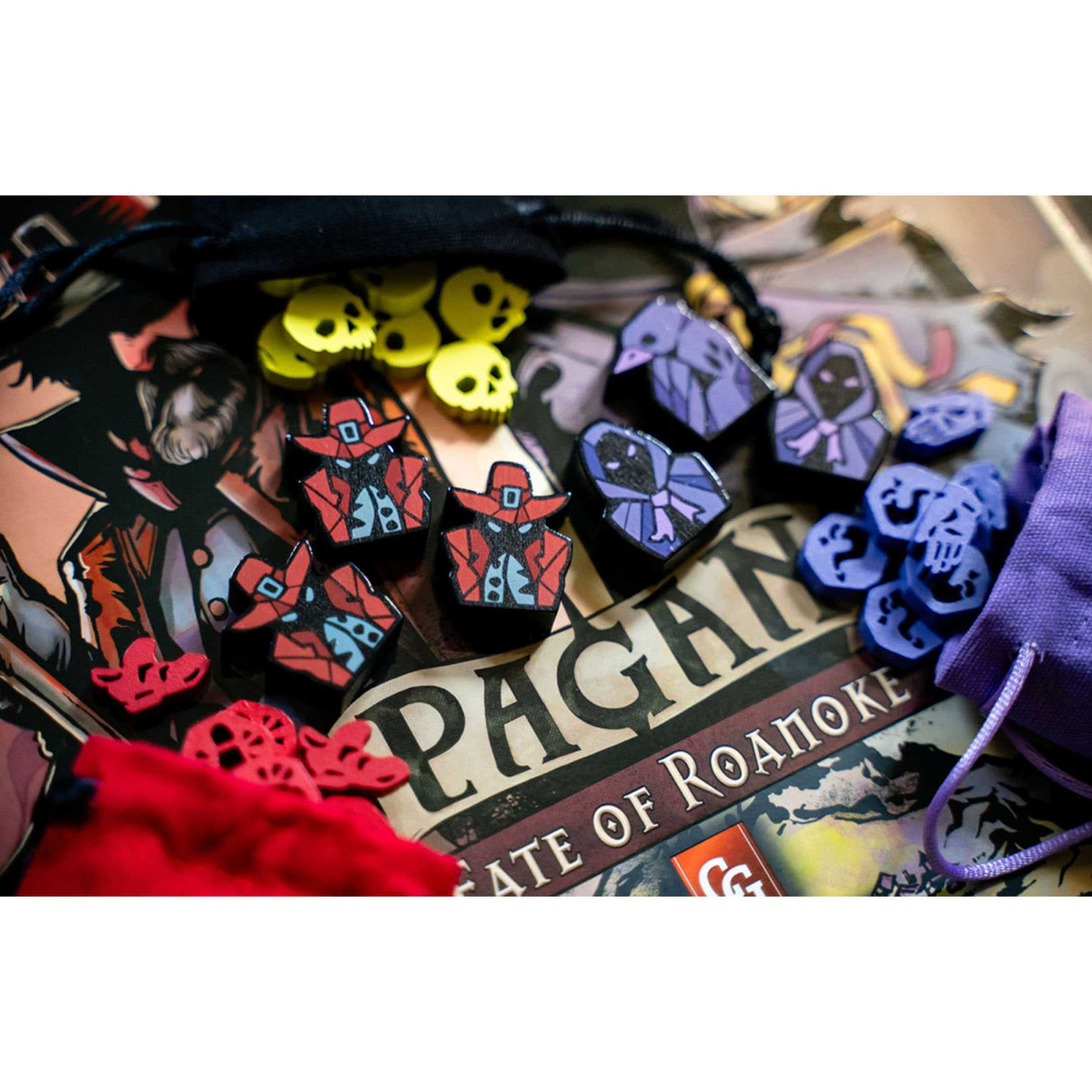 Pagan: Fate of Roanoke - Wooden Token Kit