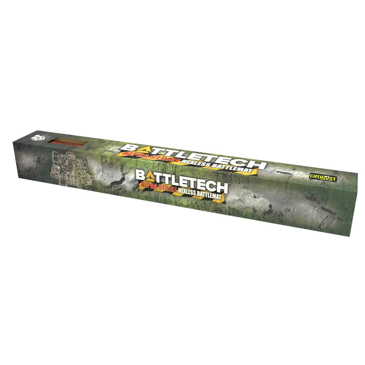 Battletech Battle Mat: Alpha Strike Alpine 1/ Lunar 1 Hexless