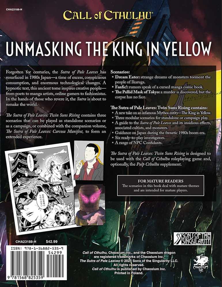 Call Of Cthulhu: The Sutra Of Pale Leaves - Twin Suns Rising