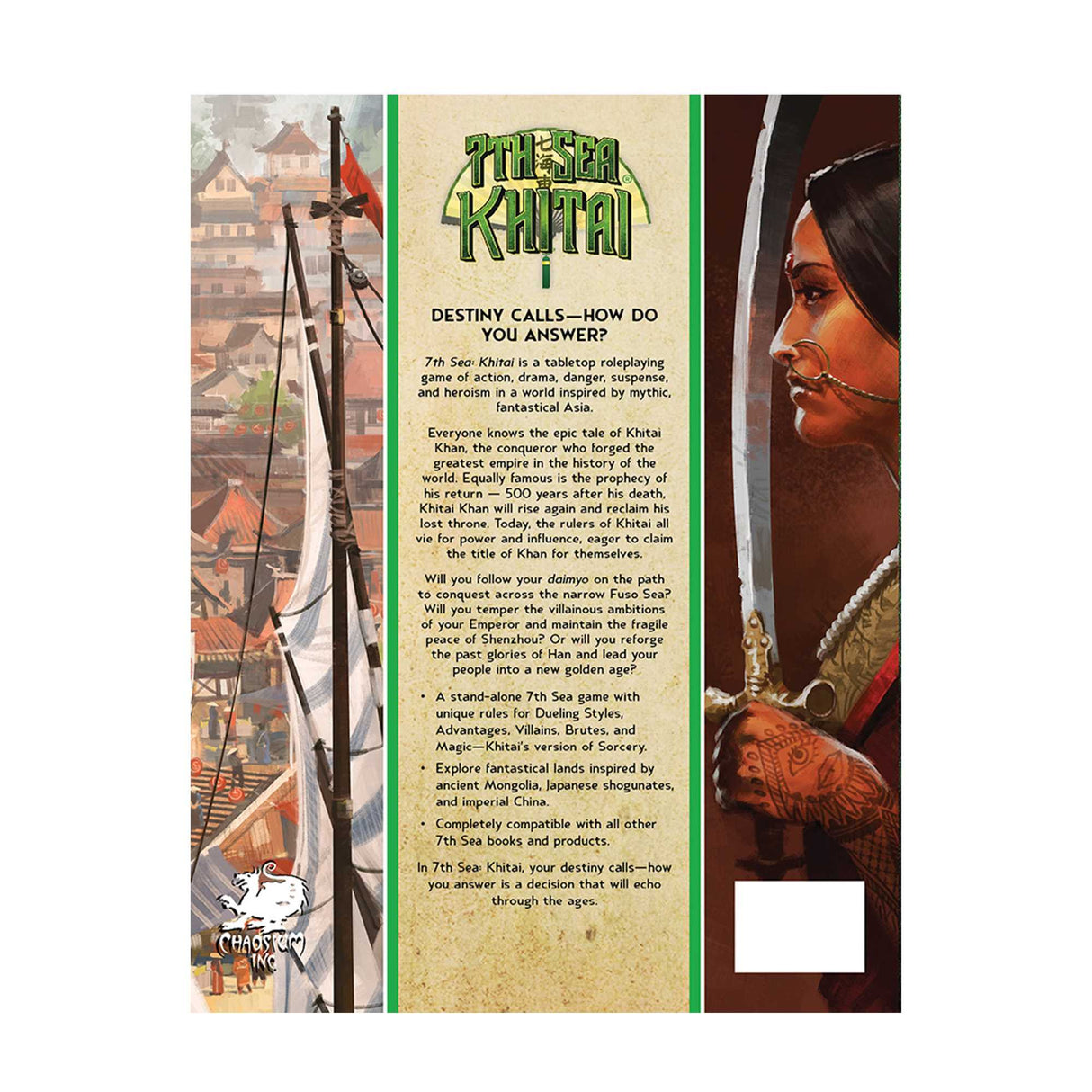 7th Sea: Khitai Core Rulebook