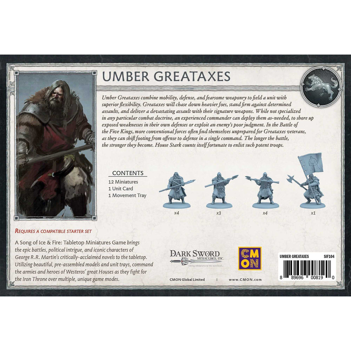 A Song Of Ice & Fire Exp.: Stark Umber Greataxes