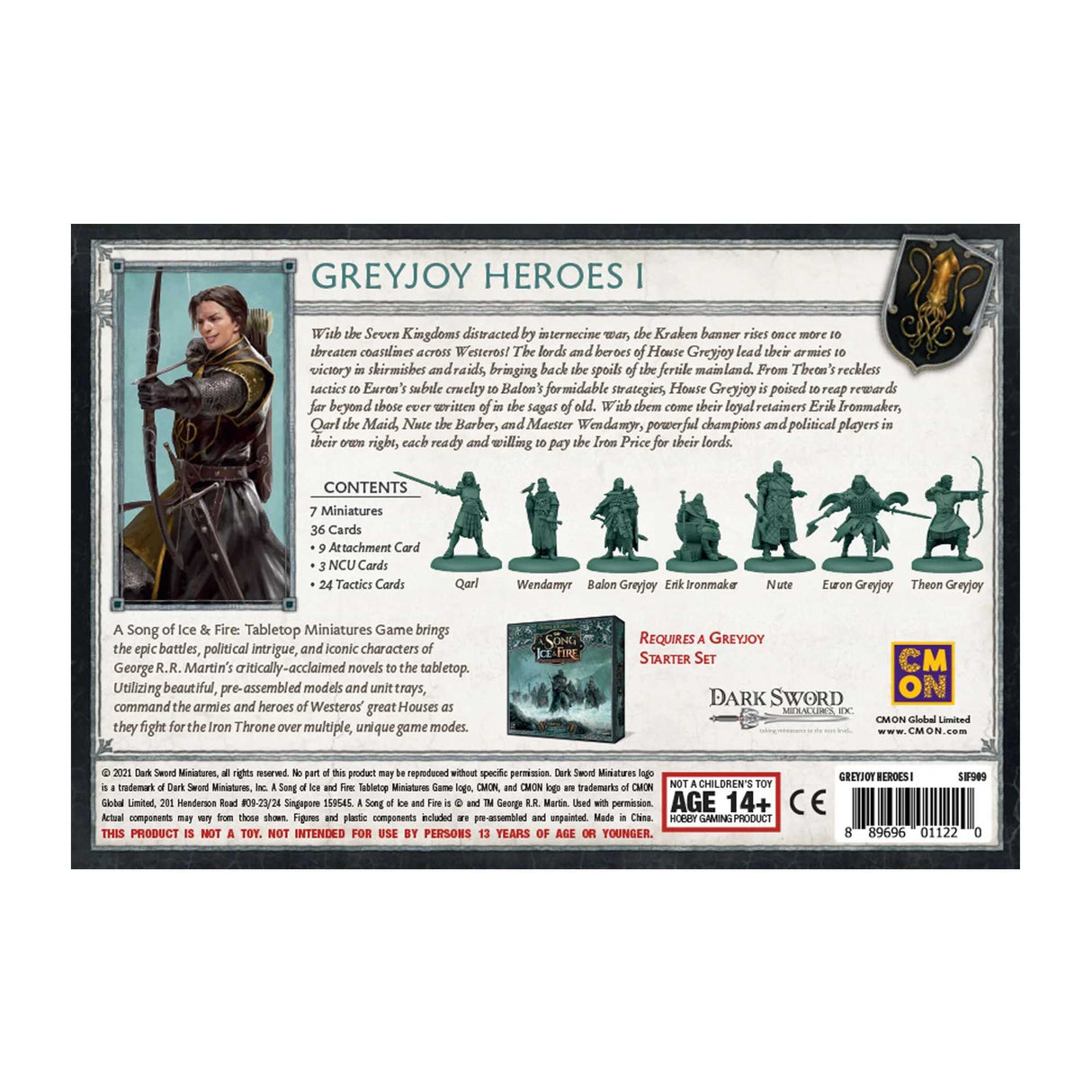 Greyjoy Heroes 1: A Song of Ice & Fire