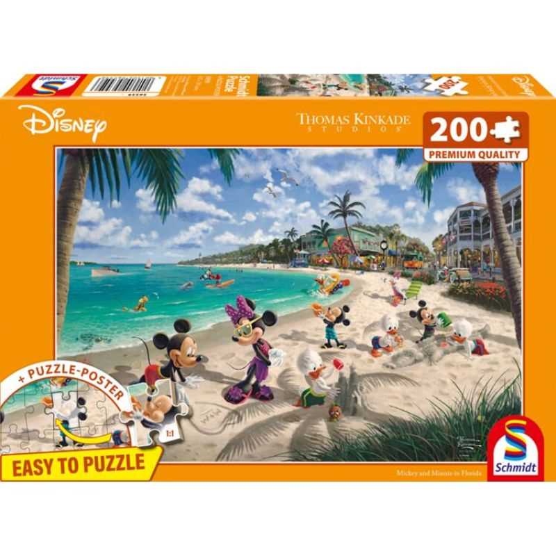 Thomas Kinkade: Disney Mickey & Minnie in Florida (200pc)