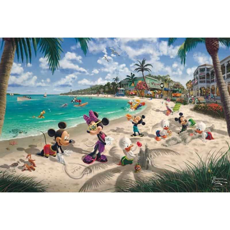Thomas Kinkade: Disney Mickey & Minnie in Florida (200pc)