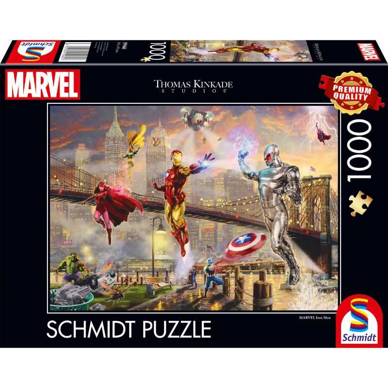 Thomas Kinkade: Marvel Iron Man (1000pc)