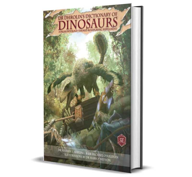 Dr Dhrolin's Dictionary of Dinosaurs (D&D 5E Compatible)