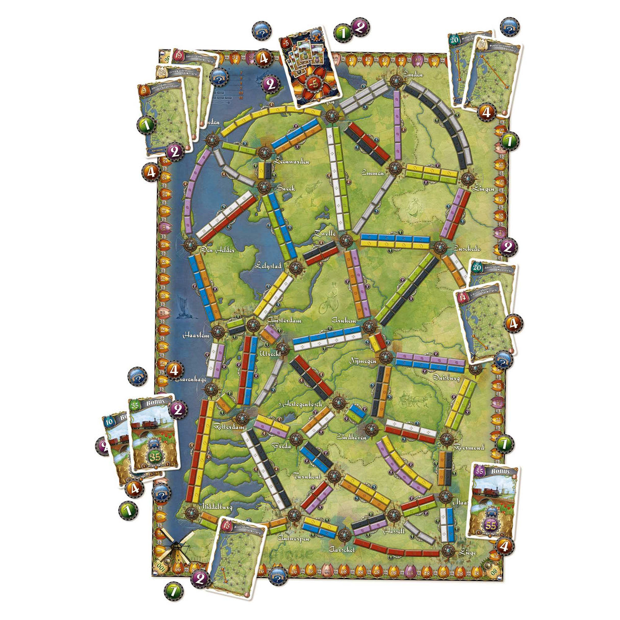 Ticket To Ride Map Collection: Volume 4 - Nederland