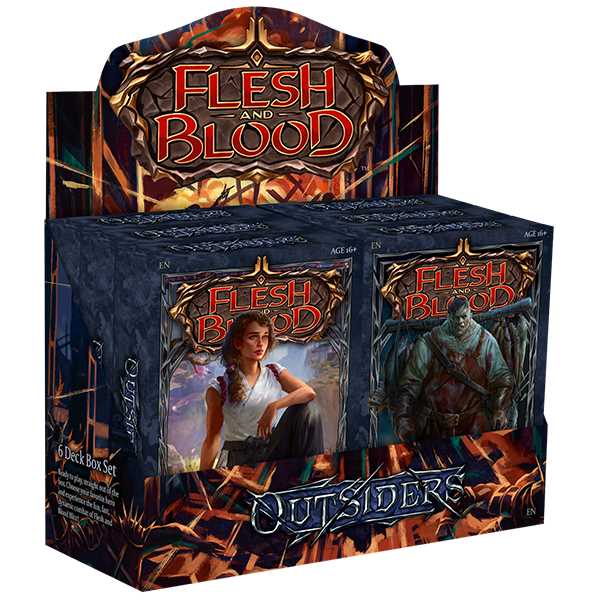 Flesh And Blood TCG: Outsiders Blitz Deck Display (Eligible retailers only)