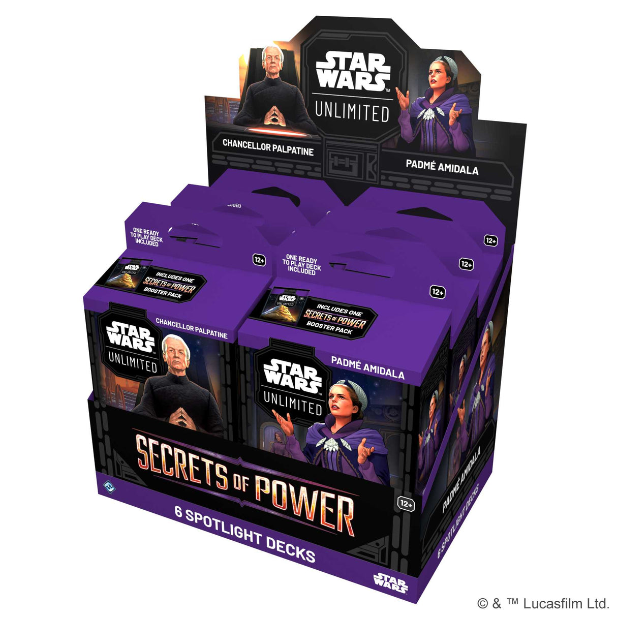 Star Wars: Unlimited - Secrets of Power Spotlight Deck Display (6)