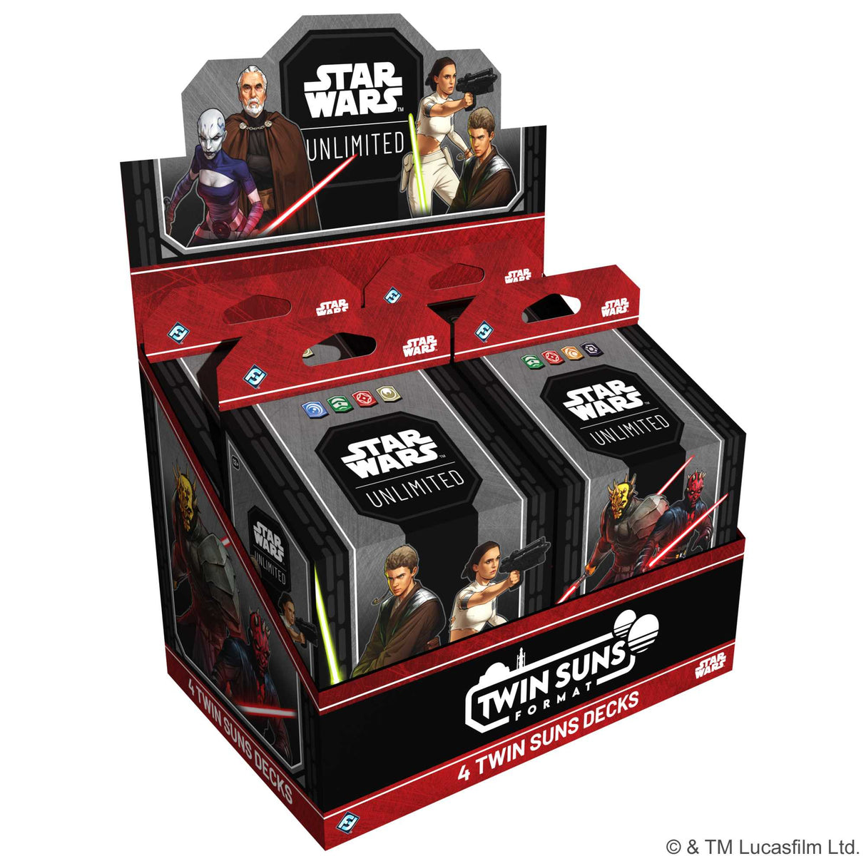 Star Wars: Unlimited Twin Suns Deck Display (4)