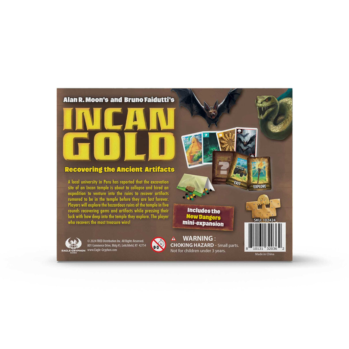 Incan Gold (2024) - Includes New Dangers Expansion