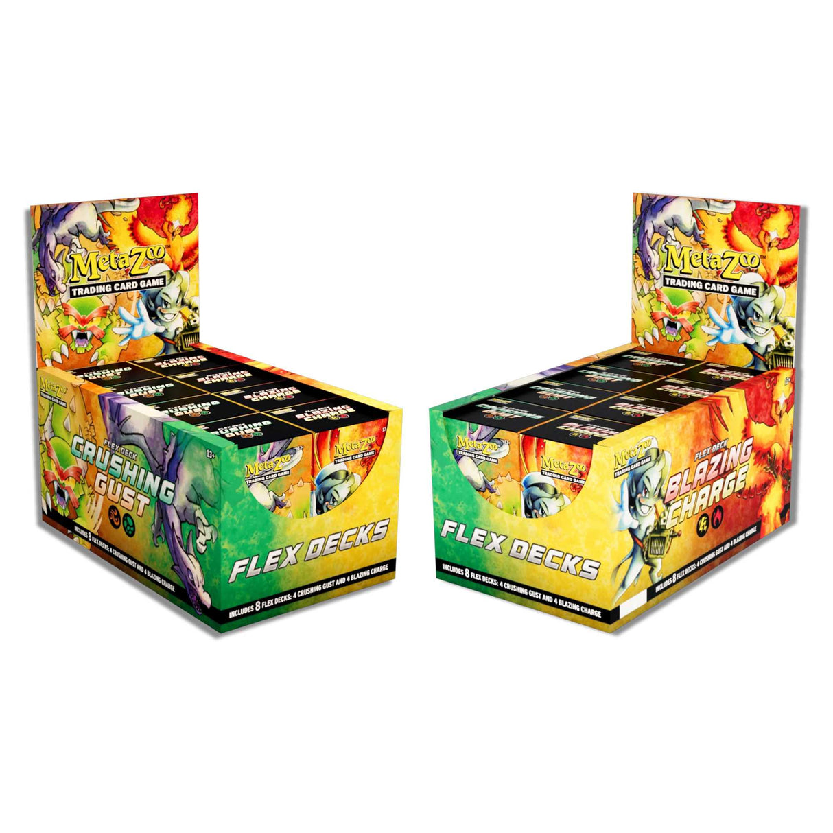 MetaZoo Flex Deck Assorted Display (Crushing Gust and Blazing Charge)