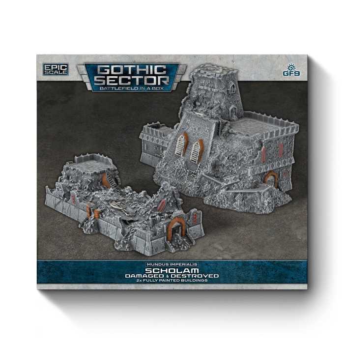 Gothic Sector Mundis Imperialis: Scholam Damaged & Destroyed