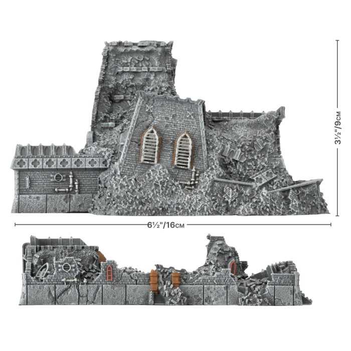 Gothic Sector Mundis Imperialis: Scholam Damaged & Destroyed